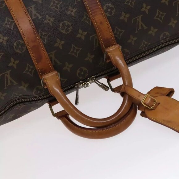 LOUIS VUITTON Monogram Keepall 45 Boston Bag M41428 LV Auth 114982 - Picture 9 of 16